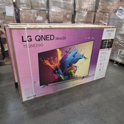 75” LG QNED90 MINI-LED 4K UHD Smart Tv