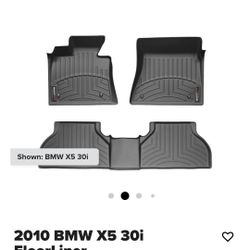 Weather Tech  Floor Mats BMW X5 