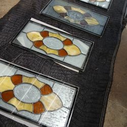 Stained leaded glass