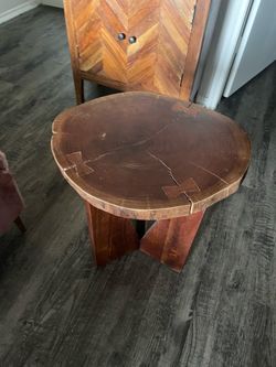 Urban outfitters side wood table