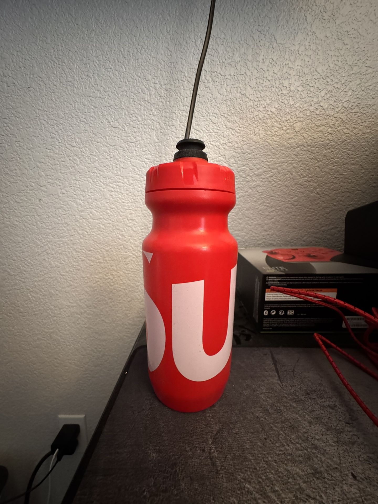 Supreme Specialized water bottle Red white logo SS15