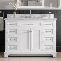 allen + roth Roveland Undermount Single Sink Bathroom Vanity