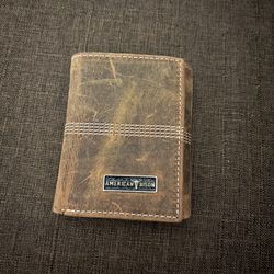 Genuine Leather Wallet Trifold