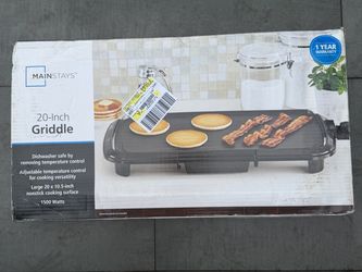 Mainstays 20-Inch Electric Griddle