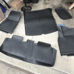 2021-2025 Tesla Model Y(1st Gen) 5-piece All Weather Mats