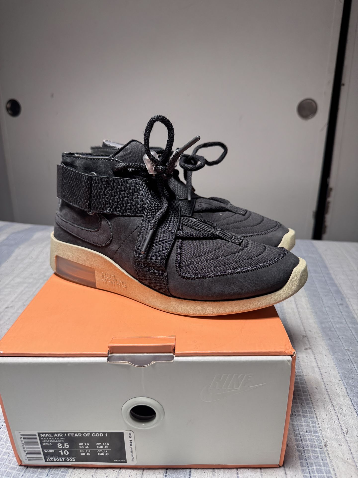 Nike Air Fear Of God Raid Size 8.5