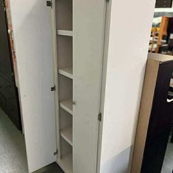 Tall White Closet With Shelves 