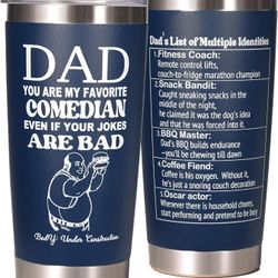 New Funny Tumbler Stainless Steel 20 ounces Navy Blue