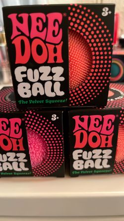Authentic NeeDoh fuzzball  orange or pink