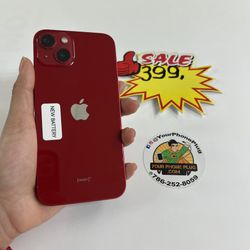 IPHONE  13  UNLOCKED   128GB RED NEW BATTERY
