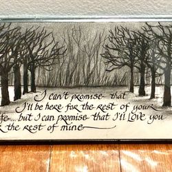 Cute Hanging Plaque - Gift for Loved One with Heartfelt Quote