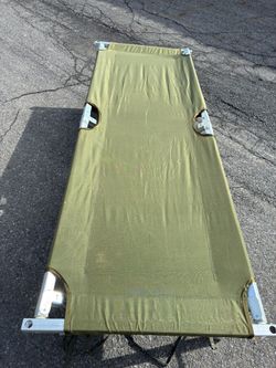 Military Cot. Vintage