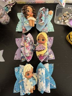 Princess Hair Bows: