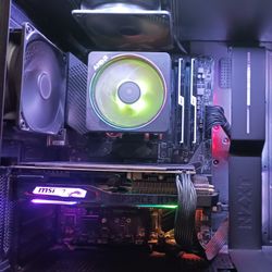 2560x1440 2K Gaming PC AMD Ryzen 7 CPU 32GB RAM 1TB NVMe SSD Nvidia RTX 8GB GDDR6 Graphics Wi-Fi Wireless Windows 11