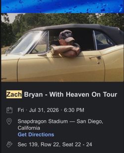 Zach Bryan Concert Tickets