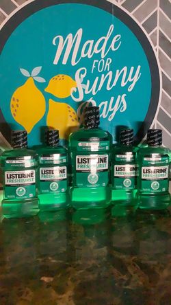 Listerine Freshburst Antiseptic Mouthwash – 5 Bottles price is firm