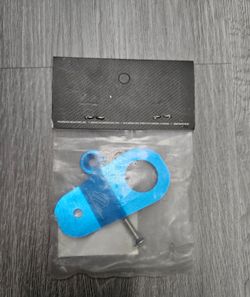 BRAND NEW PASSWORD JDM EK DC S2K TEAL CNC BILLET ALUMINUM RADIATOR STAY MOUNT BRACKET+WASHER KIT