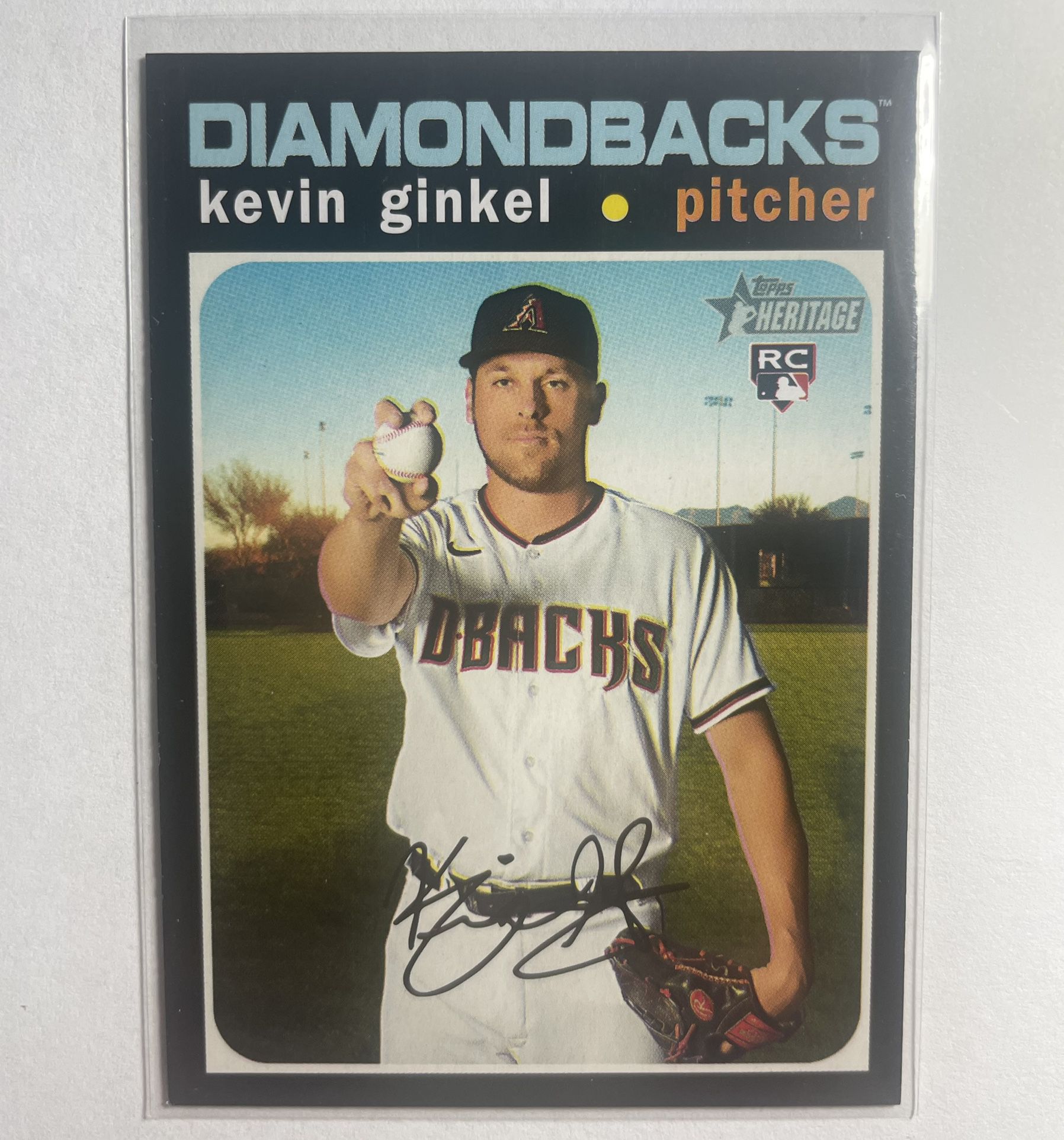 Mint 2020 Topps Heritage Baseball High Number Kevin Ginkel Rookie Card #656 MLB RC Arizona Diamondbacks