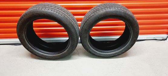(2) Continental ContiProContact 225 50 18 SSR 99V Run FLAT Tires