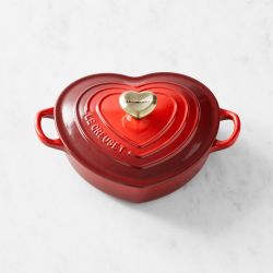 LE CREUSET HEART SHAPE CAST IRON 