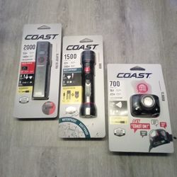 Coast Flashlight's (Brand New) Assortment