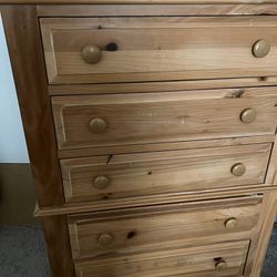 Chest Of Drawers And Headboard And Frame