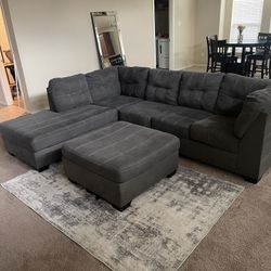 Sectional with Ottoman 