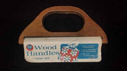 Vintage Wood Purse Handles