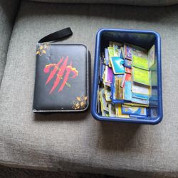 Whole Box Of Pokemon Cards With A Binder
