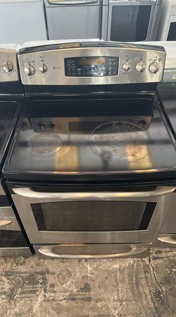 GE Glass Top Stove Stainless Steel With Self cleaning
