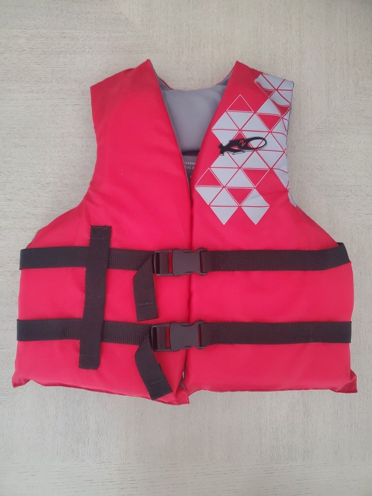 Red Youth Life Best Vest Never Used