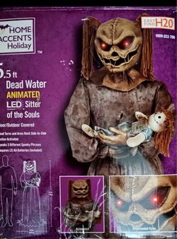 Home Depot Halloween Home Accents 5.5 Ft Animated LED Sitter of Souls