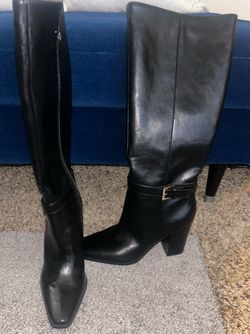 UNISA Black Mid Calf Boot