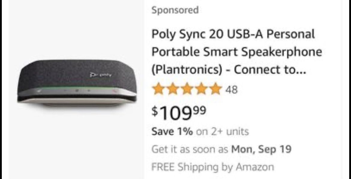 Smart Speakerphone $70 OBO