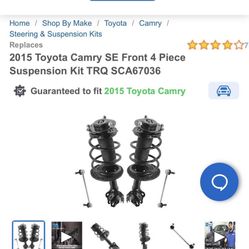 Car Struts Camry Toyota 2015 SE