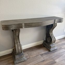 Uttermost Partemio Console Table – Distressed Stone Finish
