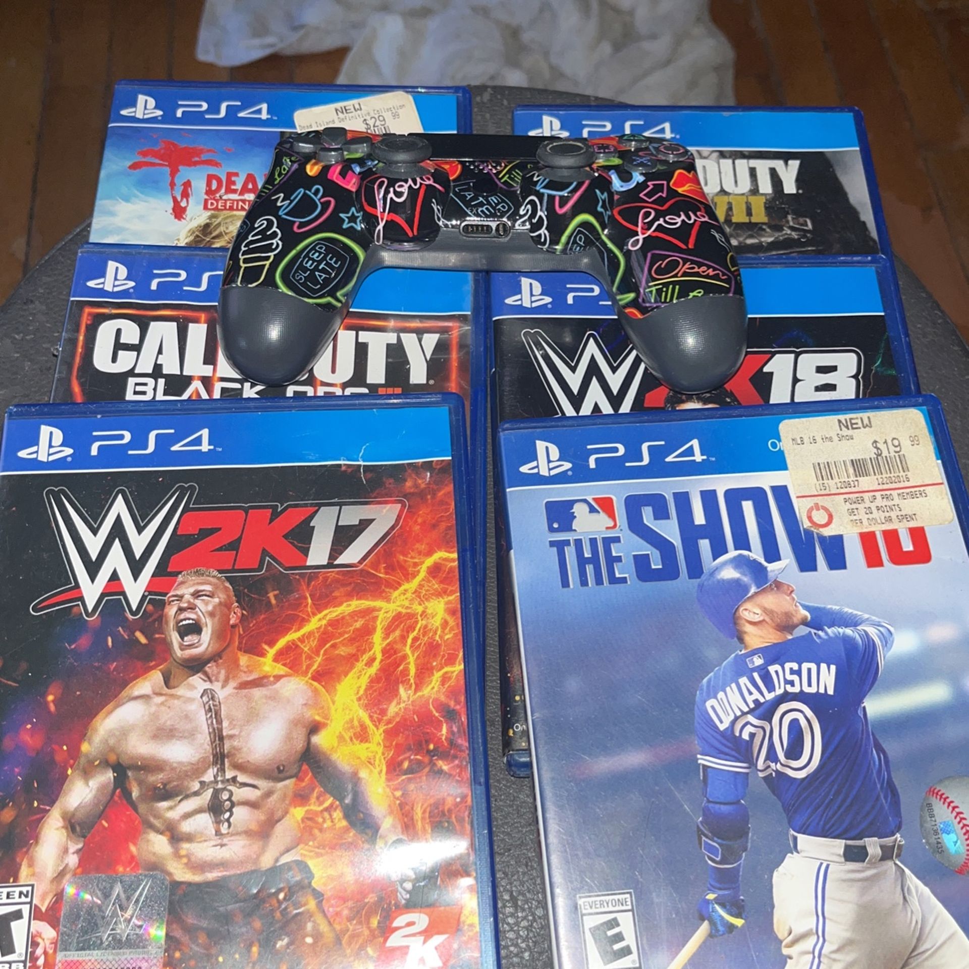 Ps4 Games And Wireless Controller