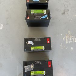 4 X Interstate Batteries 12V 110AH Open Box! DCM0100