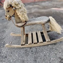 A Wooden Rocking Horse