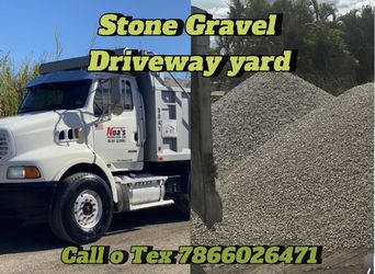 Gravel Stone ,Top Soil , Lime Rock