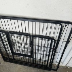 Dog Fence 2 Size  For Sale Med , Large Size Black Metal