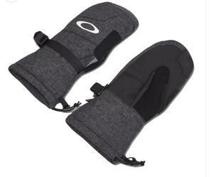 Oakley mens the Ridge Gore-tex Mitten Grey Black Sz Large