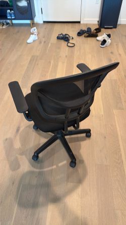 black office chair