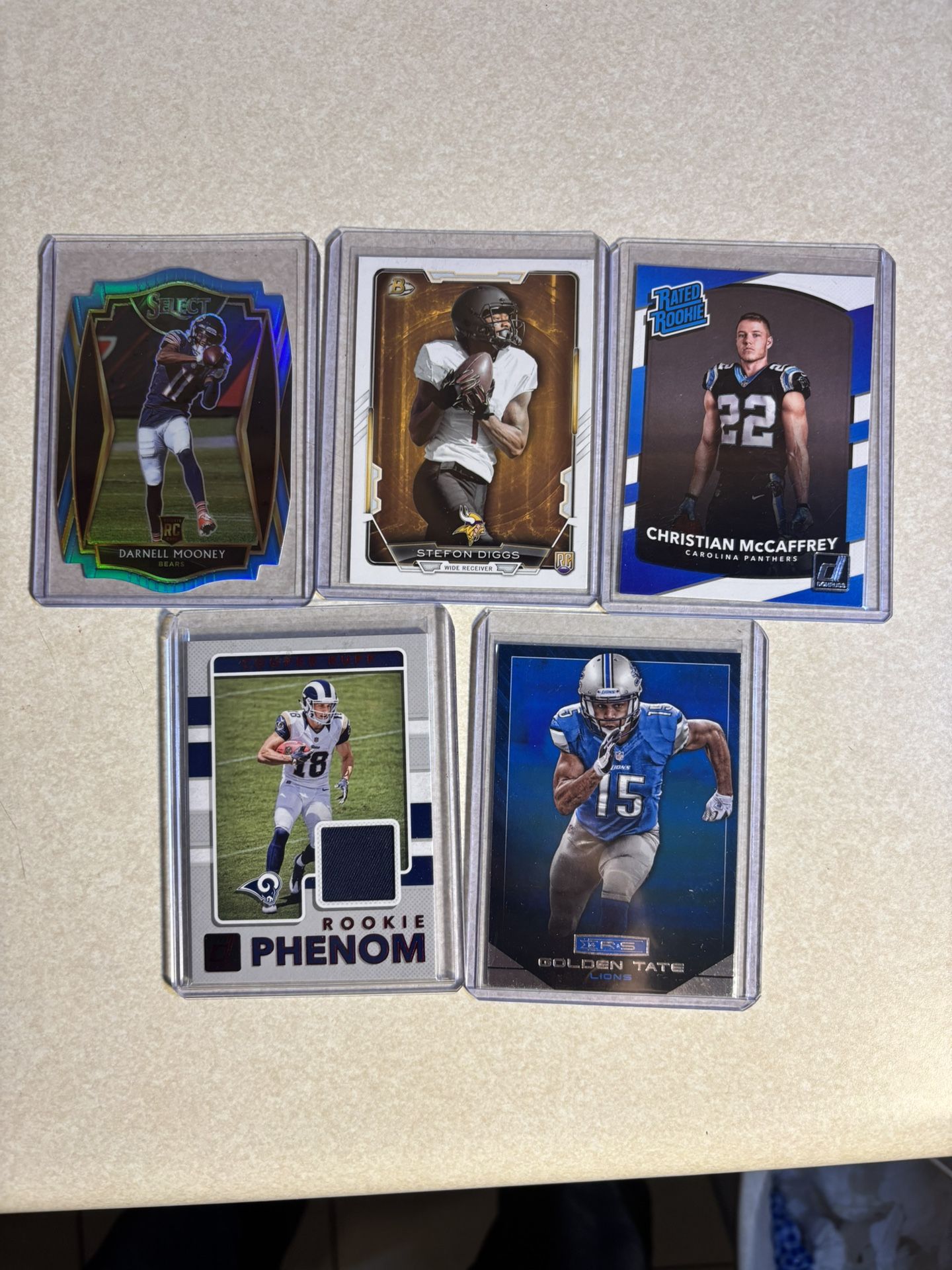 Football card rookie lot