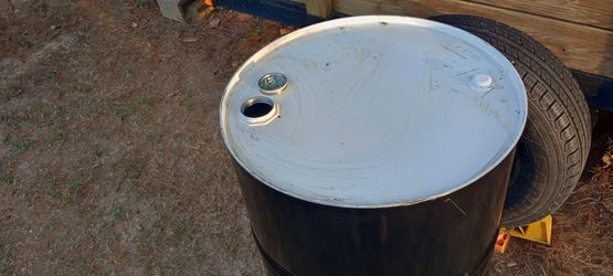 Metal 55 gallon barrels
