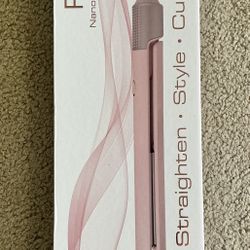 RX7:Nano Ceramic Ionic 1" Flat Iron Matte  Rose Gold