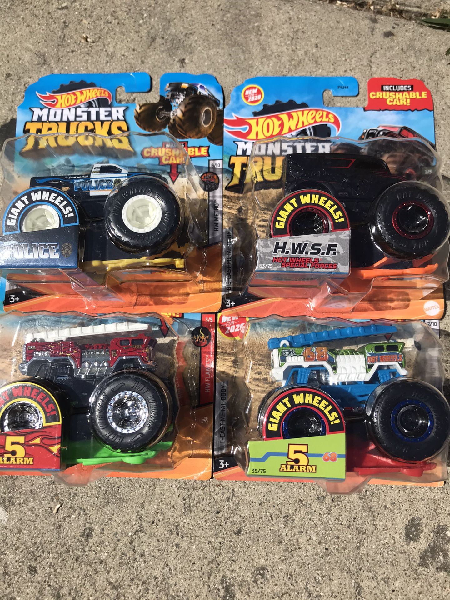 Hotwheels monster trucks