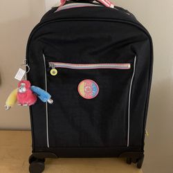 Kipling Mese Rolling Backpack - Black NEW