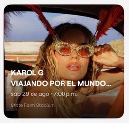 Karol G concert tickets for sale