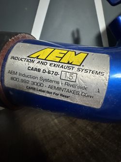 AEM induction And Exhaust Systems carb D-670-15